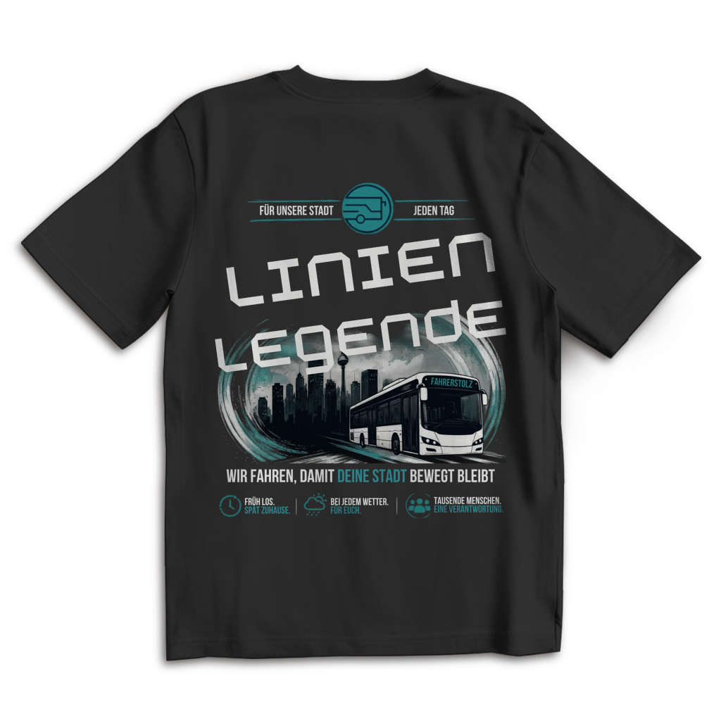 Oversize T-Shirt LINIEN LEGENDE (Backprint)