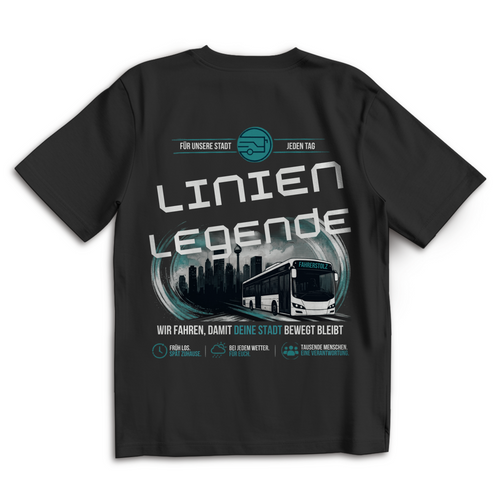 Oversize T-Shirt LINIEN LEGENDE (Backprint)
